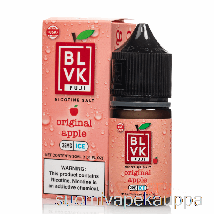 Vape Box Alkuperäinen Omenajää - Blvk Fuji Suolat - 30ml 50mg